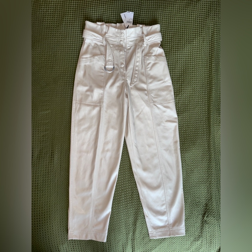 House of Harlow 1960 Cream Belted Trousers